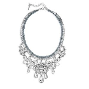 Chloe + Isabel Deco Crystal Cluster Drama Necklace